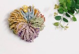 Dây buộc tóc hoa cúc ulzang (set 100 cái)