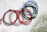 Dây buộc tóc 6 hạt châu (100 chiếc)