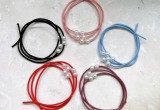 Dây buộc tóc 6 hạt châu (100 chiếc)
