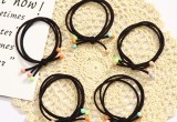 Combo 100 dây cột tóc cherry đỏ và nhiều màu