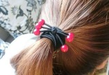 Combo 100 dây cột tóc cherry đỏ và nhiều màu