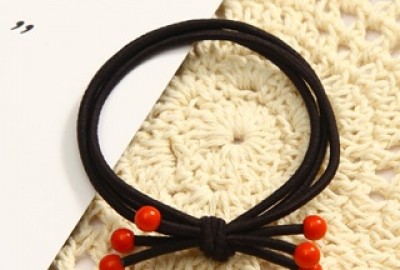 Combo 100 dây cột tóc cherry đỏ và nhiều màu